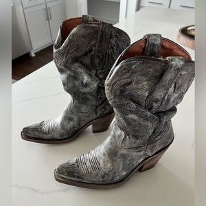 Slouchy Western Boots